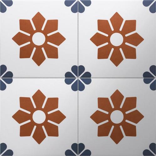 Vloertegel / wandtegel rivoli fiore 20x20 vloertegel, Doe-het-zelf en Verbouw, Tegels, Vloertegels, Nieuw, 10 m² of meer, Keramiek