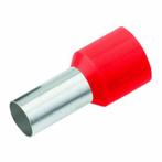 Adereindhuls 10mm2 rood - 100 stuks, Ophalen of Verzenden, Nieuw