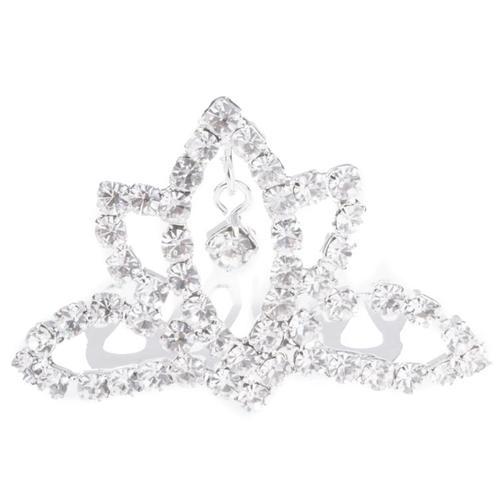 Mini tiara zilverkleurig met strass NIEUW, Kleding | Dames, Trouwkleding en Trouwaccessoires, Grijs, Nieuw, Ophalen of Verzenden