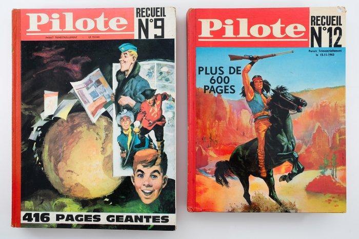 Pilote (magazine) - Recueils N° 9 + 12 - 2 Album - Eerste, Boeken, Stripboeken
