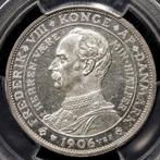 Denemarken. Frederik VIII. 2 Kroner 1906 / Conmemoración del, Postzegels en Munten, Munten | Europa | Niet-Euromunten