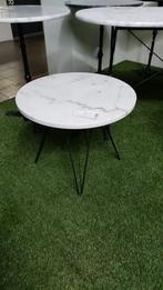 Marmeren tafel of tafelblad, Huis en Inrichting, Nieuw, Overige materialen, Minder dan 45 cm, Rond