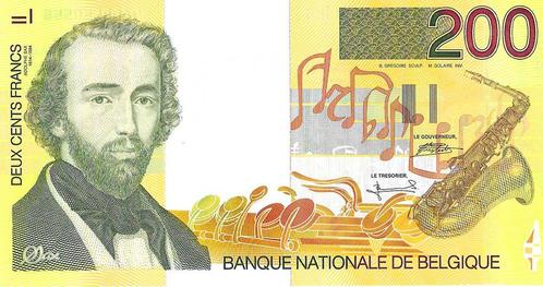 Bankbiljet 200 francs 1996 UNC, Postzegels en Munten, Munten en Bankbiljetten | Verzamelingen, Verzenden