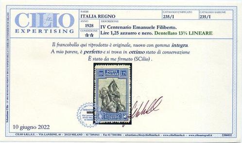 Koninkrijk Italië 1928 - Emanuele Filiberto L.1.25 met, Postzegels en Munten, Postzegels | Europa | Italië