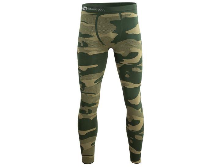 Heren thermo onderbroek - Lang - Camouflage Groen, Kleding | Heren, Ondergoed, Verzenden