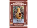 Sol-y-Yo Mexicaanse Chimenea tuinhaard met zon 46 x 106, Verzenden, Nieuw
