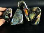 Labradoriet vrije vorm gepolijste displaystukken Opvallende, Verzamelen, Mineralen en Fossielen