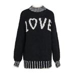 Frogbox • wollen love trui • 38, Kleding | Dames, Truien en Vesten, Maat 38/40 (M), Verzenden, Zwart, Nieuw