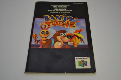 Banjo Tooie (N64 NEU6 MANUAL), Spelcomputers en Games, Spelcomputers | Overige Accessoires, Zo goed als nieuw, Verzenden