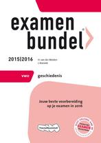 Examenbundel 20152016 vwo geschiedenis 9789006636581, Zo goed als nieuw, Verzenden