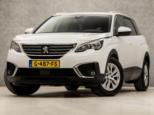 Zakelijke Lease |  Peugeot 5008 1.2 PureTech Sport 7 Persoon, Auto's, Peugeot, Onderhoudsboekje, Lease, Zwart, Handgeschakeld