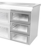GGM Gastro | Ladeblok - Glas - bestaande uit: 1/3, 1/3 & 1/3, Huis en Inrichting, Verzenden, Nieuw, Overige materialen, Effen