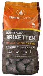 Giant Flames houtskool briketten 10 kg, Ophalen of Verzenden, Nieuw