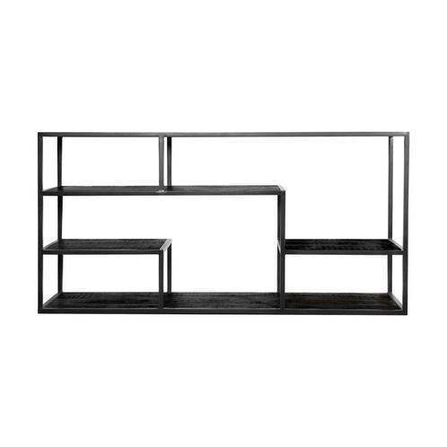 Dressoir Huub Zwart Mangohout 125 cm, Huis en Inrichting, Kasten | Overige, Nieuw, Verzenden