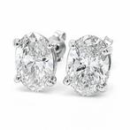 Zonder minimumprijs - Oorbellen - 14 karaat Witgoud -, Nieuw