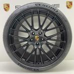 Porsche Cayenne (E3) ORIGINELE 22 RS Spyder GTS met banden, Ophalen, Gebruikt, Banden en Velgen, Overige maten