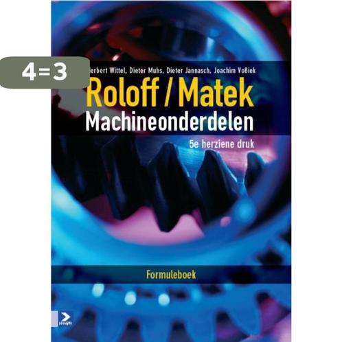 Roloff/Matek Machineonderdelen 9789039526453 Herbert Wittel, Boeken, Schoolboeken, Zo goed als nieuw, Verzenden