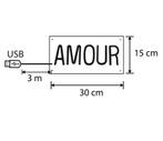 2dekans | Luca Lighting neon light Amour (216 LED), Ophalen of Verzenden, Zo goed als nieuw