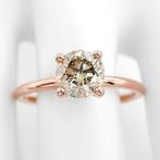 Zonder Minimumprijs - Ring - 14 karaat Roségoud - 1.25ct., Nieuw