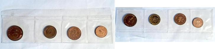 1 10 Pfennig Duitsland 1 Pfennig bis 10 Pfennig 1950f Pol..., Postzegels en Munten, Munten | Europa | Niet-Euromunten, Verzenden