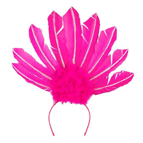 Roze Veren Haarband, Hobby en Vrije tijd, Feestartikelen, Nieuw, Verzenden