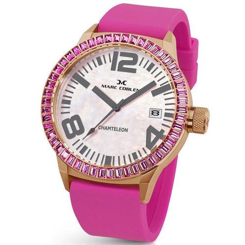 Marc Coblen MC45PR5R209 Parelmoer Horloge 45mm, Sieraden, Tassen en Uiterlijk, Horloges | Dames, Verzenden