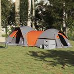 vidaXL Tent 5-persoons waterdicht grijs en oranje, Verzenden, Nieuw, Tot en met 2