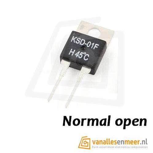 KSD01F Thermostaat 40gr tot 135gr normal Open, Hobby en Vrije tijd, Elektronica-componenten, Verzenden