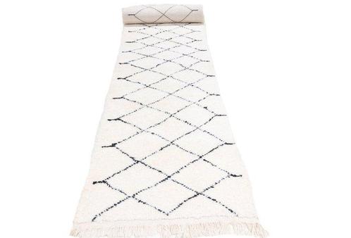 Handmade Beni Ourain Berber - Echte Marokkaanse hardloper -, Huis en Inrichting, Stoffering | Tapijten en Kleden