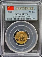 Gouden China Panda 1/10 oz 2012 PCGS MS70, Postzegels en Munten, Munten | Azië, Goud, Oost-Azië, Losse munt, Verzenden