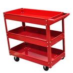 vidaXL Gereedschapswagen 100 kg rood, Doe-het-zelf en Verbouw, Verzenden, Nieuw