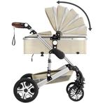 Combi-kinderwagen Mats, opvouwbaar, 5-puntsgordel - grijs/be, Verzenden, Nieuw