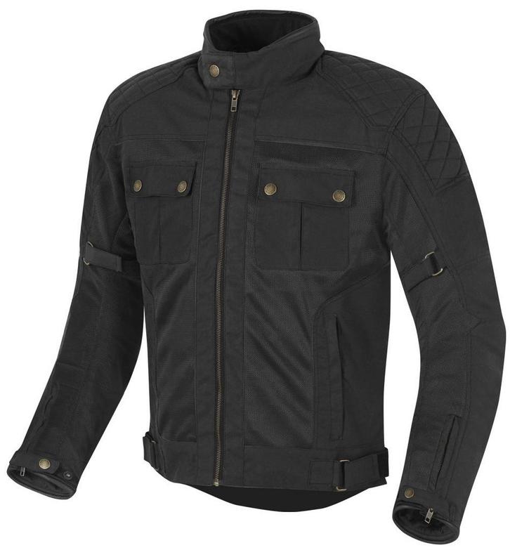 Merlin Shenstone Zwart Wax Motorjas, Motoren, Kleding | Motorkleding, Heren, Nieuw met kaartje, Jas | textiel, Verzenden