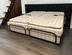 Elektrische boxspring Hästens met topper ZGAN, Zo goed als nieuw, Tweepersoons