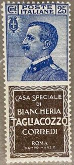 Koninkrijk Italië 1924 - 25 cent. Adverteren Tagliacozzo, Gestempeld