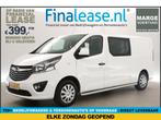 Opel Vivaro 1.6 CDTI L2H1 MARGE DC 6 Pers LED Airco €399pm, Wit, Nieuw, Lease, Opel