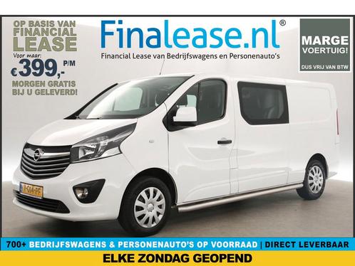 Opel Vivaro 1.6 CDTI L2H1 MARGE DC 6 Pers LED Airco €399pm, Auto's, Bestelauto's, Lease, Handgeschakeld, Diesel, Opel, Wit, Verzenden