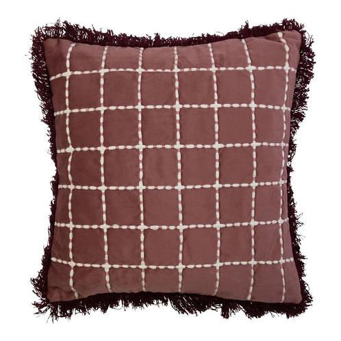 Kussen Sulawesi roze 45x45cm, Huis en Inrichting, Woonaccessoires | Overige, Verzenden