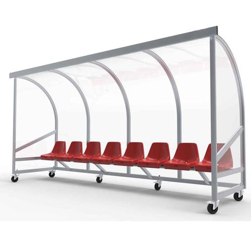 Verplaatsbare Dug-out model C met kuipstoelen, Sport en Fitness, Voetbal, Overige typen, Nieuw, Ophalen of Verzenden