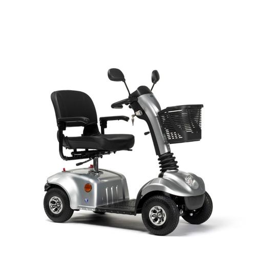 Vermeiren Eris compacte scootmobiel zilver, Diversen, Brommobielen en Scootmobielen, Nieuw, Ophalen of Verzenden