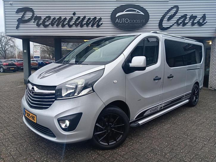 Opel Vivaro 1.6 CDTI L2H1 DC Innovation 2.0 EcoFlex Uniek NR, Auto's, Bestelauto's, Dealer onderhouden, Lease, Zwart, Handgeschakeld