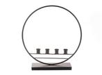 Frame candleholder kertas – l38xw11xh41 zwart met 4, Ophalen of Verzenden, Nieuw