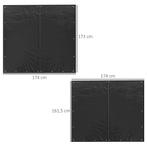 TRUUSK Set Van 2 Haardhoutrek Afdekking - 174 cm - Waterdich, Huis en Inrichting, Haarden, Verzenden, Nieuw