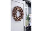 House of Seasons Kerstkrans - Ø50 cm - Bruin, Huis en Inrichting, Woonaccessoires | Kransen, Verzenden, Nieuw