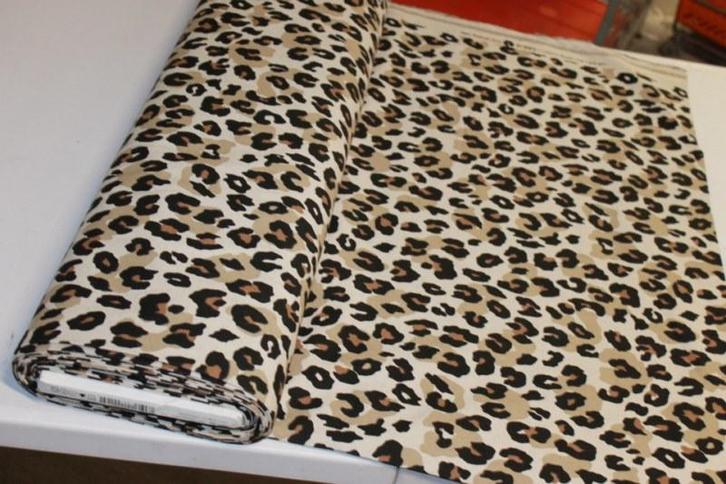 Rol Stof  1 rol Zwart Wit Puppy Poot  148 Breed  220 gr  10, Diversen, Rommelmarktspullen