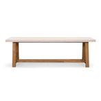 Dining Tuintafel Veltis Marmer Travertin Look 250 cm The, Verzenden, Nieuw