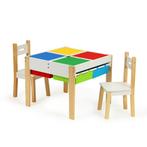 Multifunctionele kindertafel met opbergruimte en LEGO bou..., Ophalen of Verzenden, Nieuw