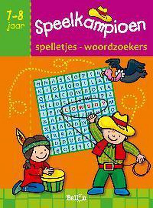 Spelletjes - woordzoeker / Speelkampioen / 0 9789037487527, Boeken, Kinderboeken | Baby's en Peuters, Gelezen, Verzenden