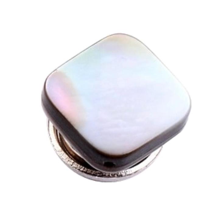 Fako Bijoux - Magnetische Mini Broche - Schelp Vierkant -, Sieraden, Tassen en Uiterlijk, Broches, Verzenden