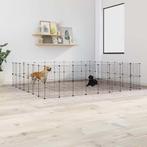 vidaXL Huisdierenkooi met deur 60 panelen 35x35 cm staal, Dieren en Toebehoren, Verzenden, Nieuw